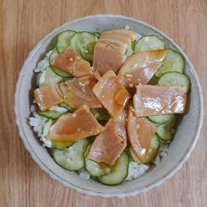 簡単チャーシュー丼